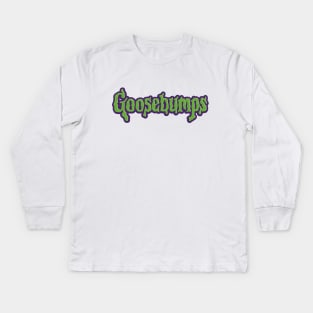 Goosebumps Throwback Logo Kids Long Sleeve T-Shirt